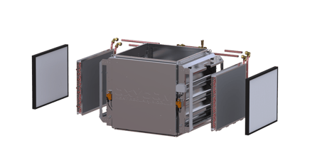 Heat Reclaim module - Heating coils - Recirculation F7 filters