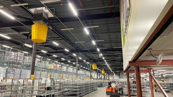 Adiabatische Koeling klimaat distributiecentrum