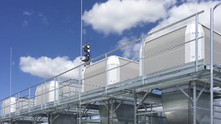 Significantly lower intake temperatures for AHUs Sinnack